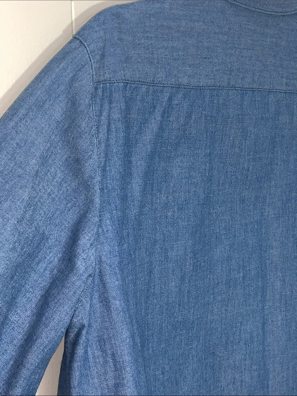 J. Crew Light Blue Chambray Button-Down Shirt